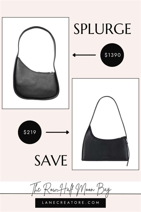 half moon bag dupe|the row half moon dupes.